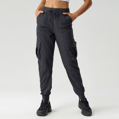 OEM Women's Lightweight Quick Dry Jogger Pants | ODM Breathable Loose Mid-Rise Cargo Trousers for Outdoor & Fitness | Bulk Wholesale Activewear Sourcing Agents
