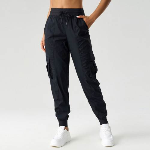 OEM Women's Lightweight Quick Dry Jogger Pants | ODM Breathable Loose Mid-Rise Cargo Trousers for Outdoor & Fitness | Bulk Wholesale Activewear Sourcing Agents