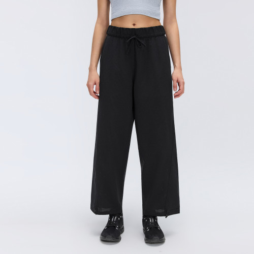 OEM & ODM Women's Spring/Summer Casual Jogger Pants - D26043, Quick Dry Breathable 9/10 Length Fitness Trousers with Drawstring Cuff for Wholesale & Sourcing Agents
