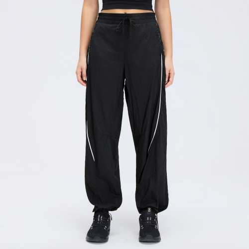 OEM & ODM Women’s Spring/Summer 2-Way Casual Pants | Lightweight Mid-Rise Drawstring Straight Leg & Jogger Style Trousers for Wholesale & Sourcing Agents