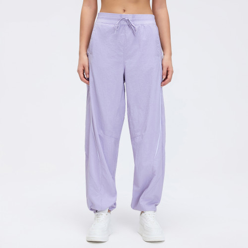 OEM & ODM Women’s Spring/Summer 2-Way Casual Pants | Lightweight Mid-Rise Drawstring Straight Leg & Jogger Style Trousers for Wholesale & Sourcing Agents