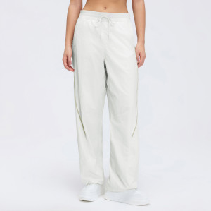 OEM & ODM Women’s Spring/Summer 2-Way Casual Pants | Lightweight Mid-Rise Drawstring Straight Leg & Jogger Style Trousers for Wholesale & Sourcing Agents