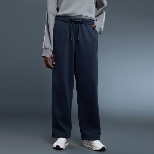 OEM & ODM Women's Winter Fleece Lined Sweatpants - Loose Straight Leg Casual Joggers with Drawstring Cuffs for Bulk Wholesale & Sourcing Agents