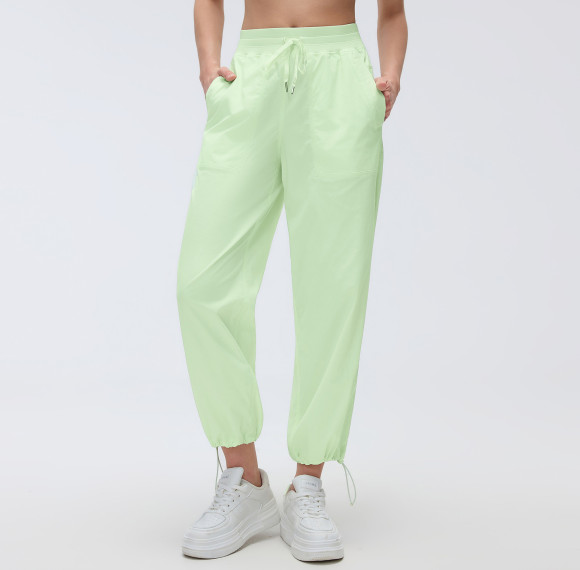 OEM & ODM Women's Summer Quick Dry Pants D26052 - 2-Way Loose Straight Leg & Jogger Style Casual Trousers for Outdoor Running & Fitness | Wholesale Activewear Manufacturer