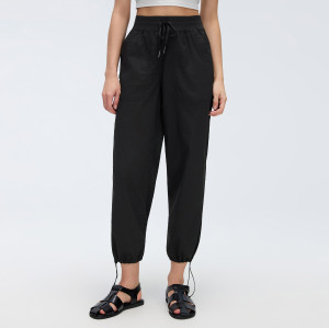 OEM & ODM Women's Summer Quick Dry Pants D26052 - 2-Way Loose Straight Leg & Jogger Style Casual Trousers for Outdoor Running & Fitness | Wholesale Activewear Manufacturer