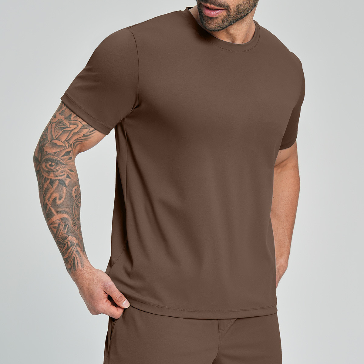 Wholesale Men's Fitness Sports T-Shirt