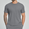 5086 Wholesale Men's Fitness Sports T-Shirt - OEM & ODM Casual Round Neck Basketball and Football Tee, European & American Drop Shoulder Style, Ideal for Activewear & Gym Clothing Sourcing Agents