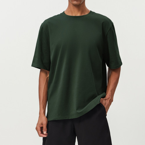 100% Cotton Breathable Men's Sports T-Shirt - Moisture-Wicking Short Sleeve for Running, Fitness, and Casual Citywalk | OEM & ODM Services Offered | Wholesale Opportunities - Model 1003