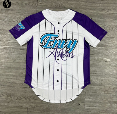 02225 Custom American Size Open Front Baseball Jersey - Unisex Loose Fit T-Shirt with Digital Printing for Streetwear & Dance | OEM, ODM, Wholesale, Sourcing Agents - Perfect for Fashion Brands and Distributors