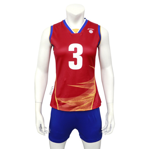 A567 Custom Women's Volleyball Uniform Set - Quick Dry Breathable Team Jerseys for Matches & Training | OEM, ODM, Wholesale Solutions | Perfect for Sportswear & Activewear Brands Looking to Source Quality Apparel