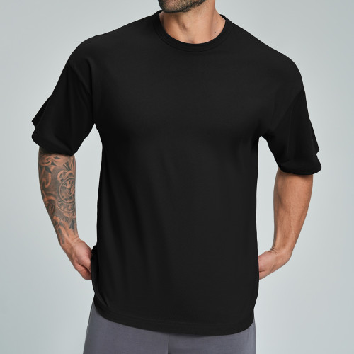 Eco-Friendly Organic Cotton Loose T-Shirt for Outdoor Sports - Breathable & Skin-Friendly - OEM, ODM, Wholesale, Sourcing Agents1504