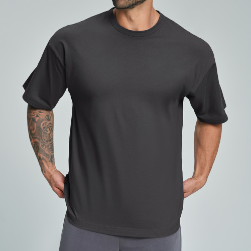 Eco-Friendly Organic Cotton Loose T-Shirt for Outdoor Sports - Breathable & Skin-Friendly - OEM, ODM, Wholesale, Sourcing Agents1504