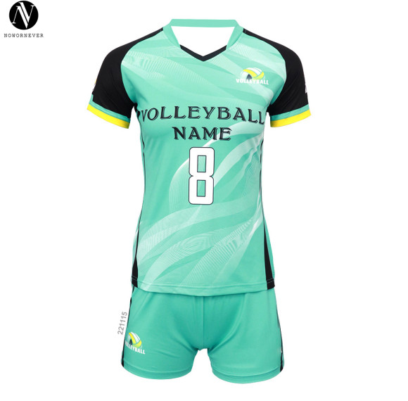 221115 Custom Full Sublimation Volleyball Uniform Set - Men's Quick Dry Breathable Team Jerseys for Club Training & Matches | OEM, ODM, Wholesale Solutions for Activewear Manufacturers