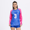 A231130 Women's Custom Long Sleeve Volleyball Uniform Set - OEM & ODM Available for Sportswear. Quick Dry Breathable Team Jerseys Ideal for Matches and Training. Wholesale Options for Teams & Sourcing Agents.