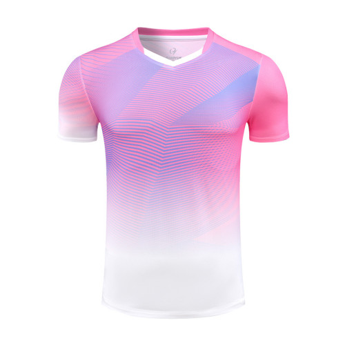 2401/03/05/09/11 Custom Full Print Badminton T-Shirt | Quick Dry Breathable Unisex Tee for Tennis & Table Tennis Training | OEM & ODM Manufacturing for Activewear and Sportswear | Wholesale Sourcing Agents Available