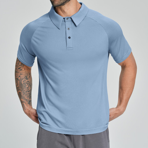 Customizable Men's Outdoor Polo Shirt - Breathable & Skin-Friendly for Hiking, Commuting & Leisure | OEM, ODM, Wholesale Options1181