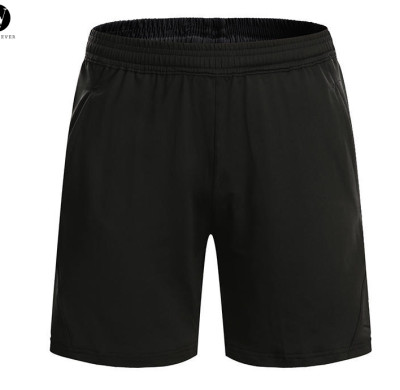 2907# Unisex Quick Dry Black Athletic Shorts - Customizable Blank Sports Shorts for Men & Women, Ideal for OEM, ODM Production & Wholesale Bulk Orders