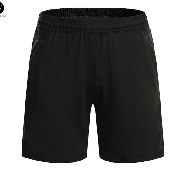 2907# Unisex Quick Dry Black Athletic Shorts - Customizable Blank Sports Shorts for Men & Women, Ideal for OEM, ODM Production & Wholesale Bulk Orders