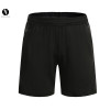 2907# Unisex Quick Dry Black Athletic Shorts - Customizable Blank Sports Shorts for Men & Women, Ideal for OEM, ODM Production & Wholesale Bulk Orders