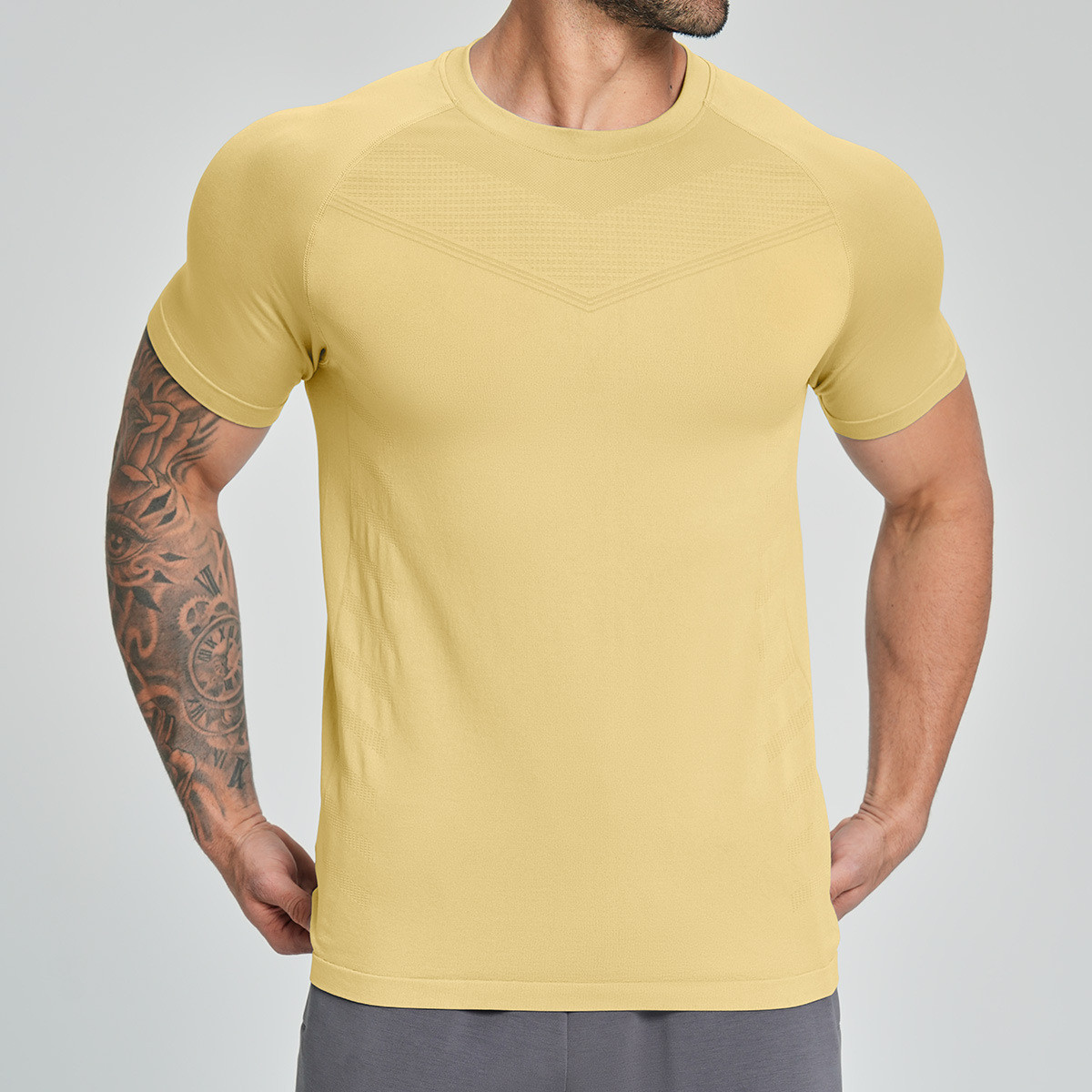 men's short sleeve workout top