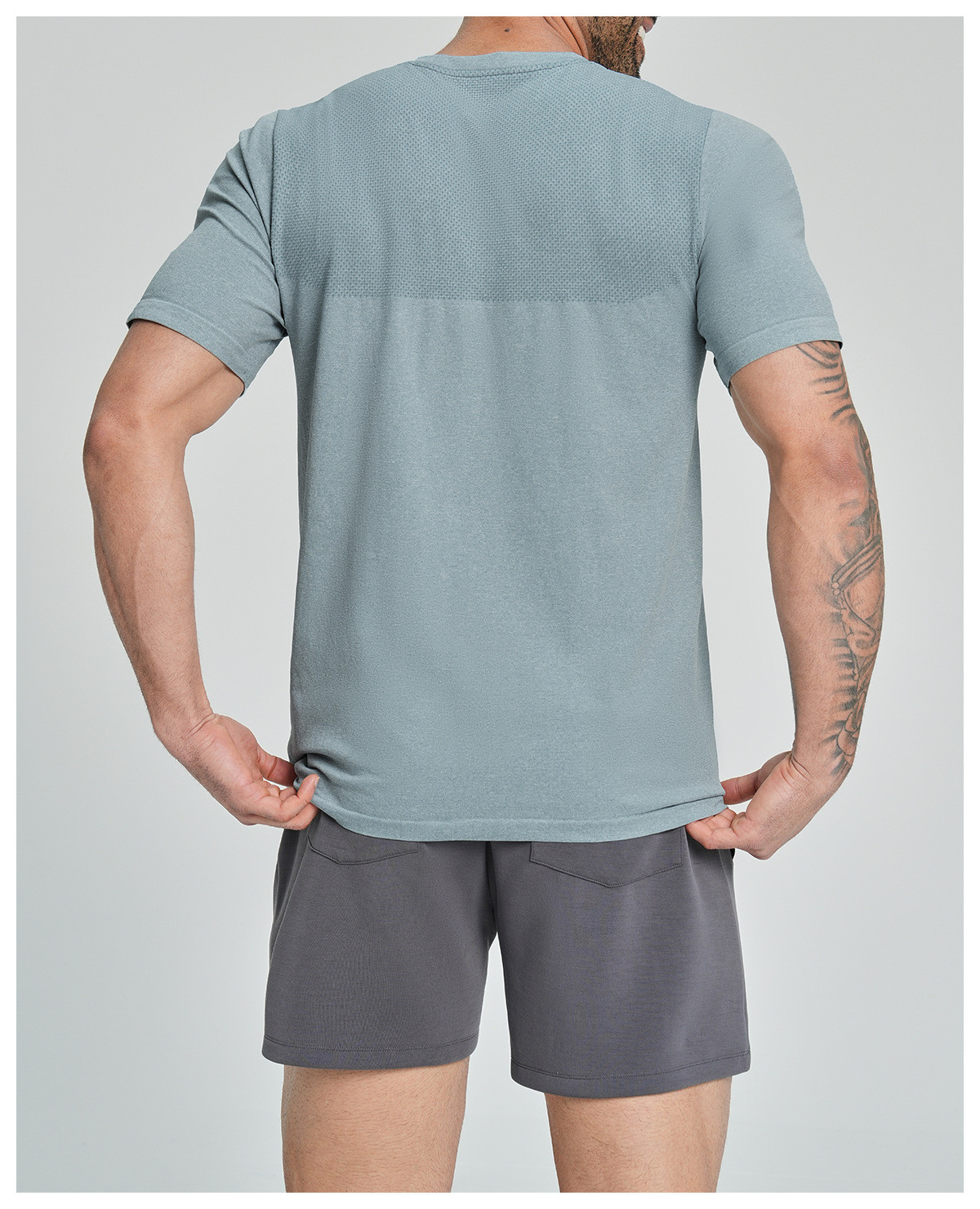 seamless round neck sportswear