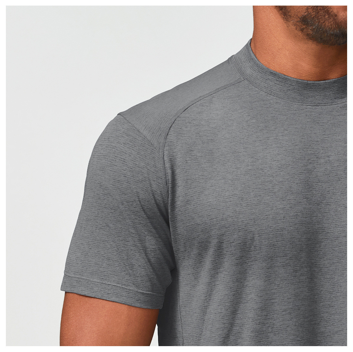 men's round neck workout shirt
