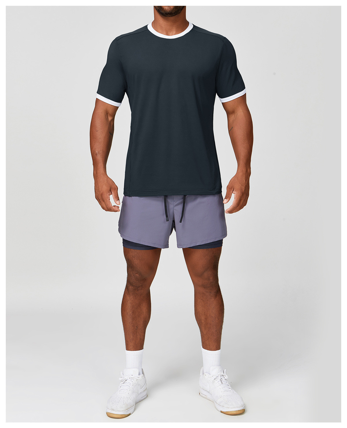 color-block design activewear