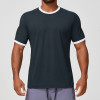 OEM & ODM Custom Men's Breathable Quick-Dry Fitness T-Shirt - Color-Block Design for Outdoor Hiking & Commuting | Wholesale Sportswear & Activewear Solutions1179