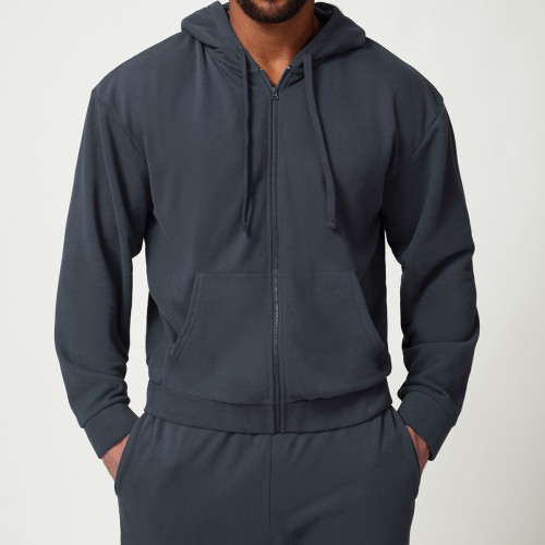 Cross-Border Men's Fitness Jacket with Zipper - Ideal for Commuting, Citywalks, and Casual Wear - Customized OEM/ODM Options for Wholesale Buyers and Sourcing Professionals!1011