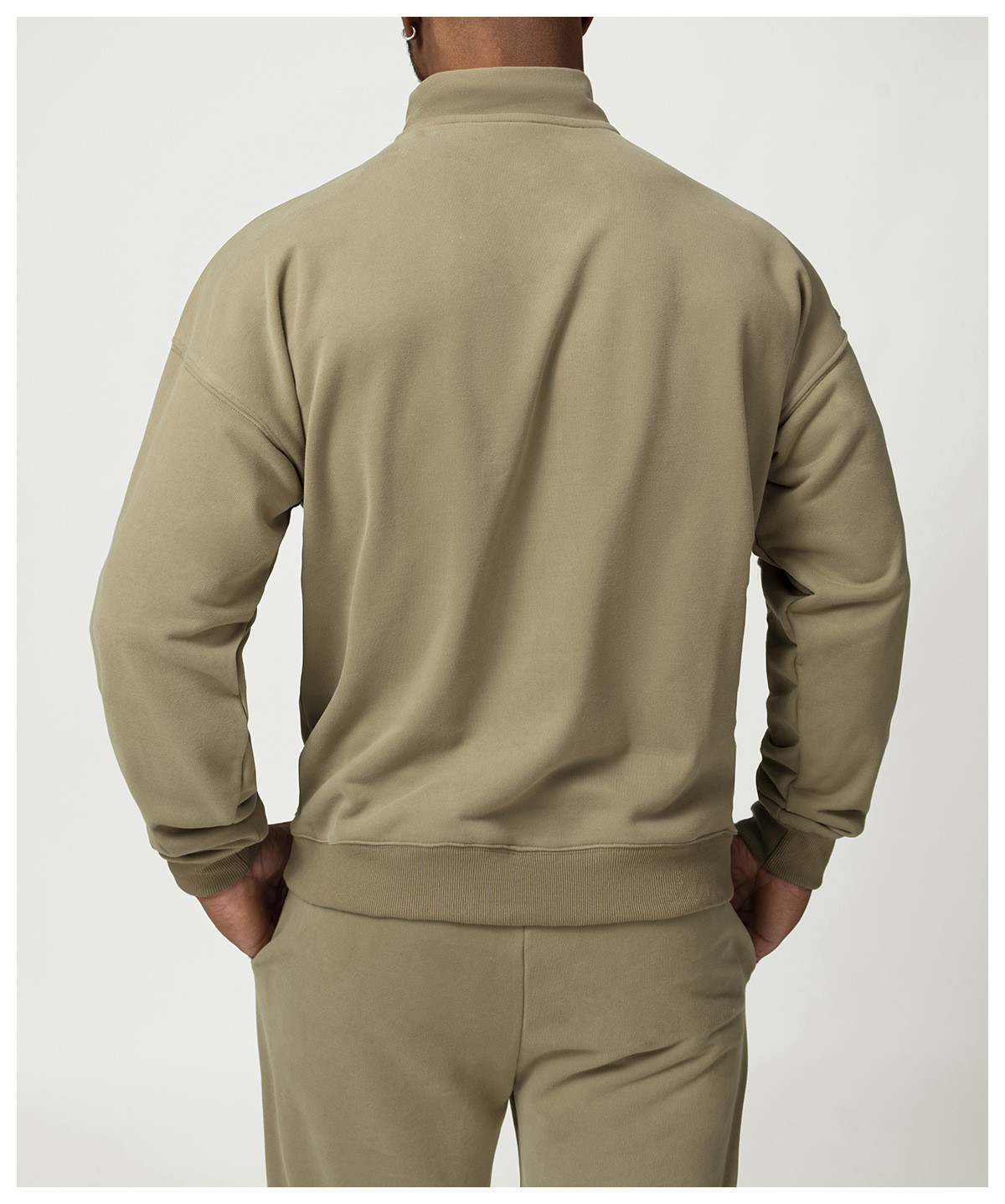 zipper sports casual hoodie