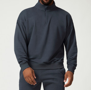 Wholesale Men's Zipper Sports Casual Hoodie - Autumn/Winter Essential for Running, Fitness, Basketball, and Tennis | OEM & ODM Services | Urban Style Citywalk Sweatshirt 1013