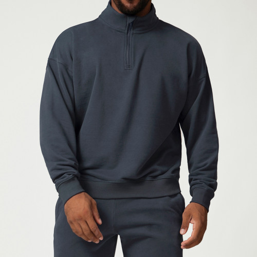 Wholesale Men's Zipper Sports Casual Hoodie - Autumn/Winter Essential for Running, Fitness, Basketball, and Tennis | OEM & ODM Services | Urban Style Citywalk Sweatshirt 1013