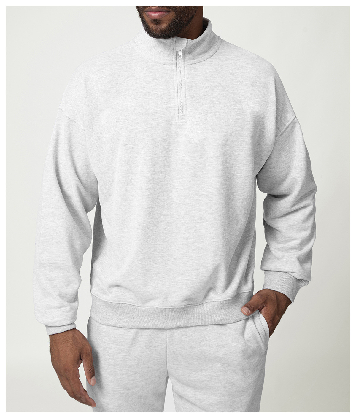 zipper sports casual hoodie