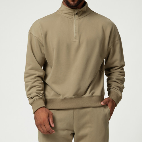Wholesale Men's Zipper Sports Casual Hoodie - Autumn/Winter Essential for Running, Fitness, Basketball, and Tennis | OEM & ODM Services | Urban Style Citywalk Sweatshirt 1013