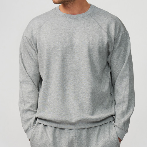 Wholesale Men's Round Neck Lightweight Warm Sports Hoodie - Perfect for Outdoor Hiking and Casual Travel | OEM & ODM Services Available for Sourcing Agents and Brands1513