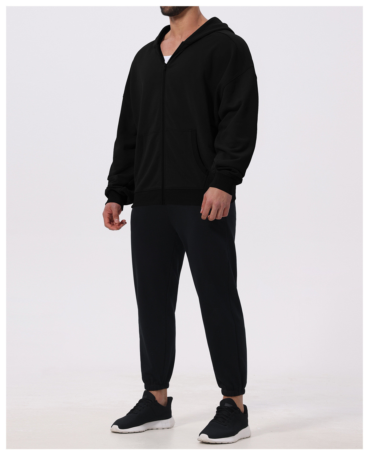 custom men's fitness hoodie