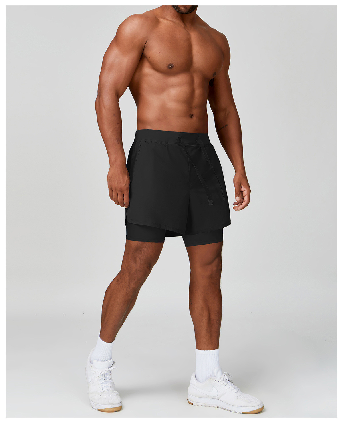 double-layer outdoor shorts