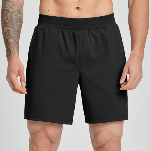 ODM & OEM Men's Casual Elastic Quick-Dry Shorts for Sports & Fitness - Ideal for Outdoor Basketball, Tennis, and Badminton - Wholesale Options Available5086