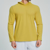 OEM & ODM Men's Sports Fitness Casual Breathable Hooded Long Sleeve T-Shirt - Cross-Border Commuting & Citywalk Wear 5086-1 | Wholesale & Sourcing Agents