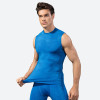 OEM & ODM Men's 3D Stereoscopic Print Fitness Running Sports Tank Top - Compression Elastic Sleeveless Quick-Dry Activewear for Bulk Buyers & Sourcing Agents4022