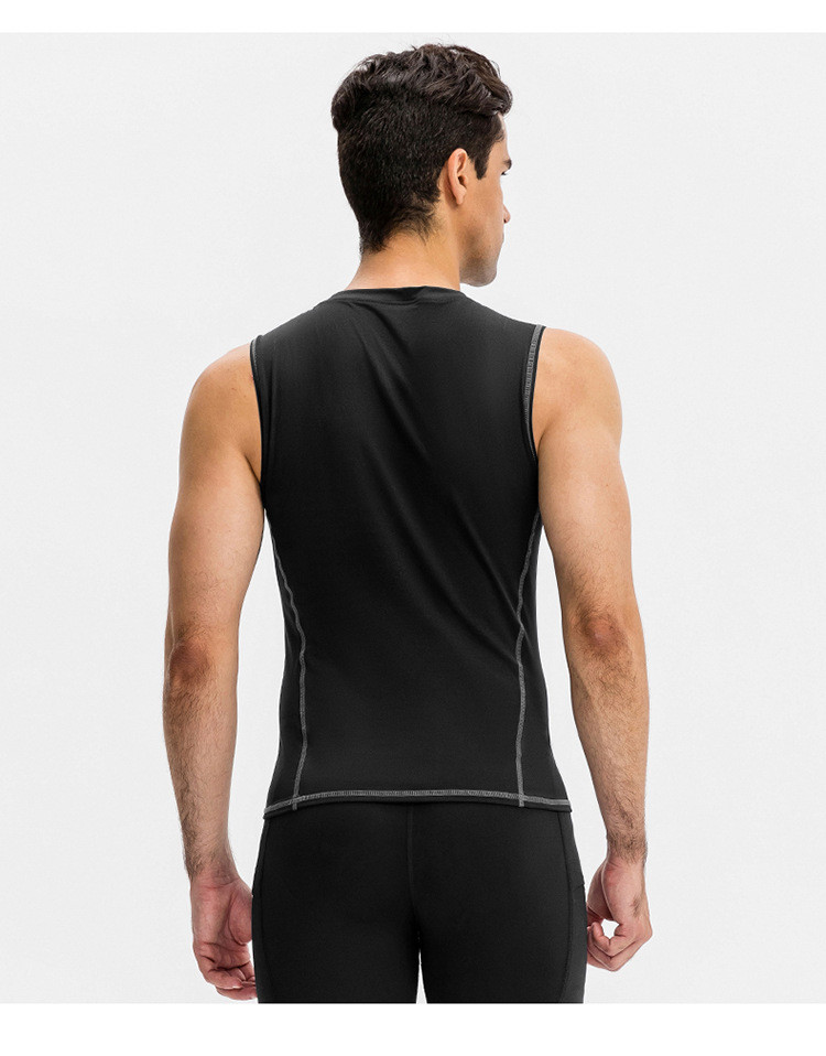 Men's compression sports tank top