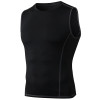 Men's Compression Sports Tank Top - OEM, ODM & Wholesale Options - Round Neck Quick-Dry Fitness Wear for Running - Moisture-Wicking Sleeveless Top 01108