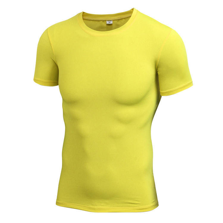 high-elastic running shirt for men