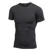 Men's PRO Fitness Sports Running Compression T-Shirt with High-Elastic Quick-Dry Technology 4001 - OEM, ODM, and Wholesale Options for Sourcing Agents in the Activewear Market