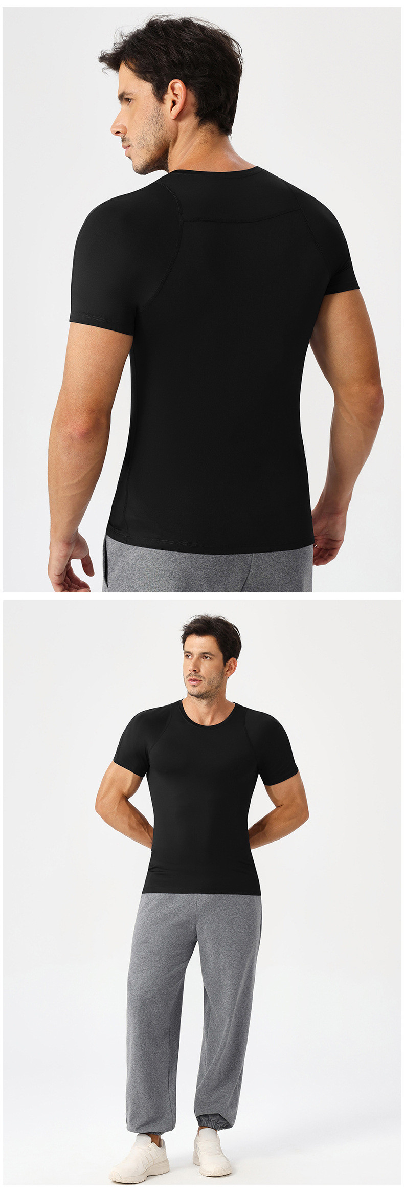 breathable workout shirt for men
