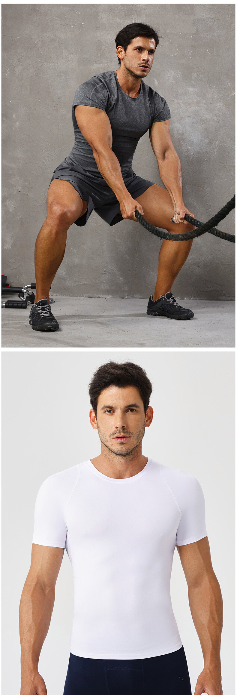 Men's compression training t-shirt