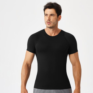 Men's High-Elastic Compression Training T-Shirt - Short Sleeve, Breathable, Quick-Dry, Moisture-Wicking Running Tee | Offering OEM, ODM, Bulk Orders & Sourcing Agent Services51232