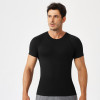 Men's High-Elastic Compression Training T-Shirt - Short Sleeve, Breathable, Quick-Dry, Moisture-Wicking Running Tee | Offering OEM, ODM, Bulk Orders & Sourcing Agent Services51232