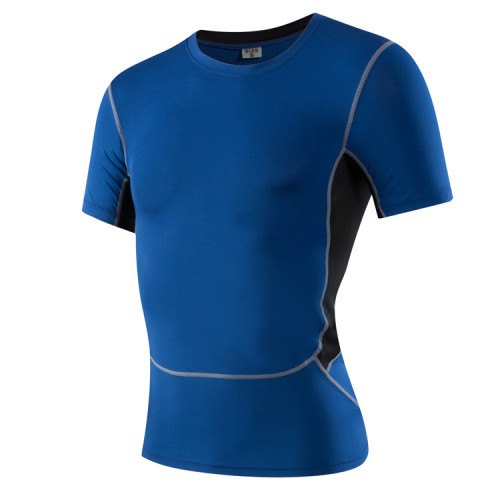 Trendy Men's PRO Sports Fitness Running T-Shirt – Quick-Dry, Elastic & Moisture-Wicking Short Sleeve | Exclusive OEM, ODM, and Wholesale Offers for Sourcing Agents - Fitness Model 1033