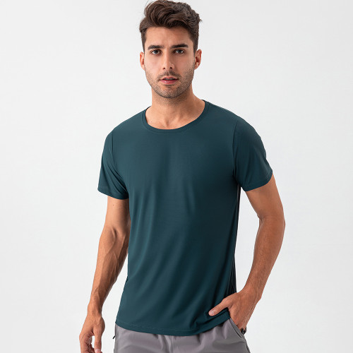 Custom Men's Quick-Dry Sportswear - OEM & ODM Breathable Short Sleeve Nylon T-Shirt for Summer Fitness & Casual Use, Ideal for Wholesalers31223
